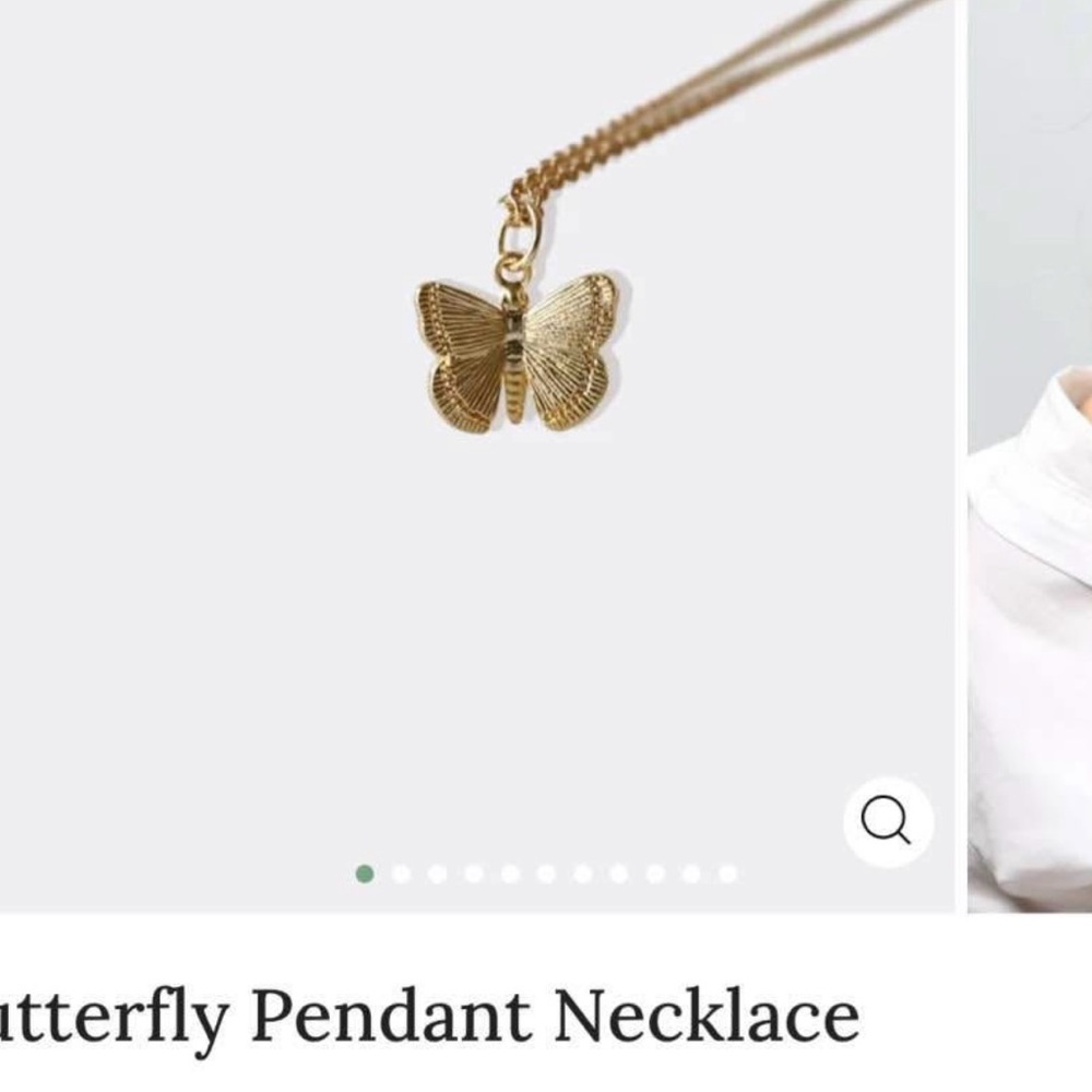 Dainty Gold Butterfly Necklace